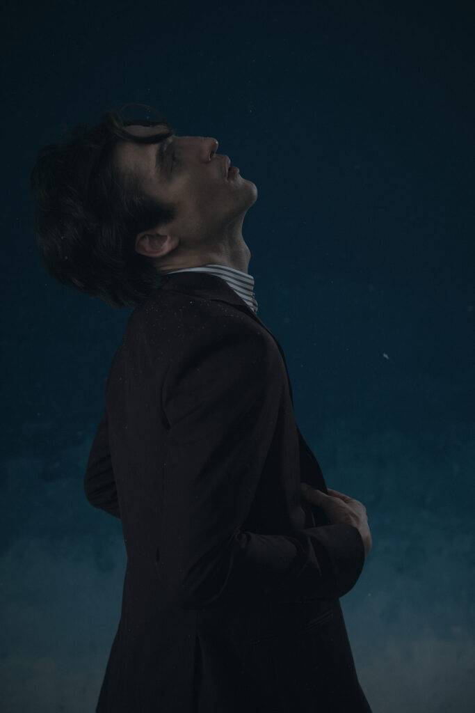 Dark Wine Stretch Solaro Maßanzug — Monokel Berlin