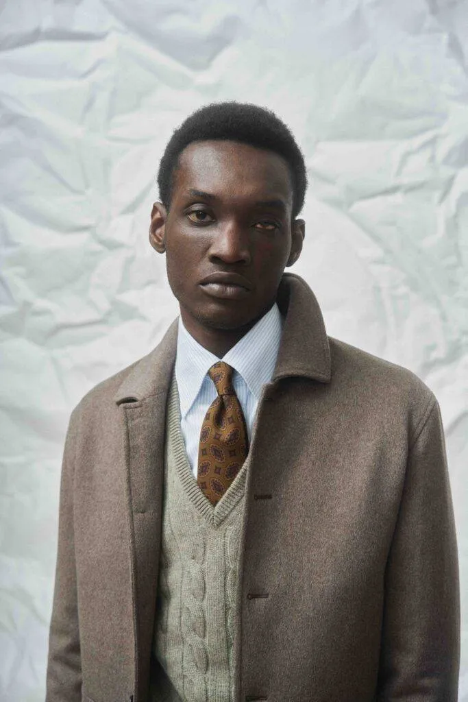 Brown Melange Fine Wool Explorer Jacket — Monokel Berlin