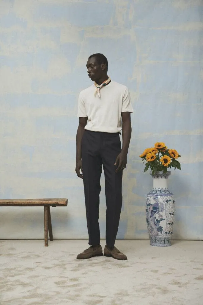 Safari Jacket in taupe Leinen — Monokel Berlin