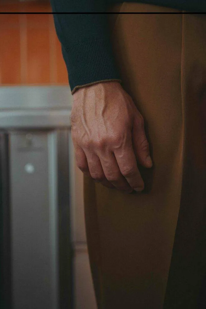 Bottle Green Mass-Polo mit Reißverschluss — Monokel Berlin