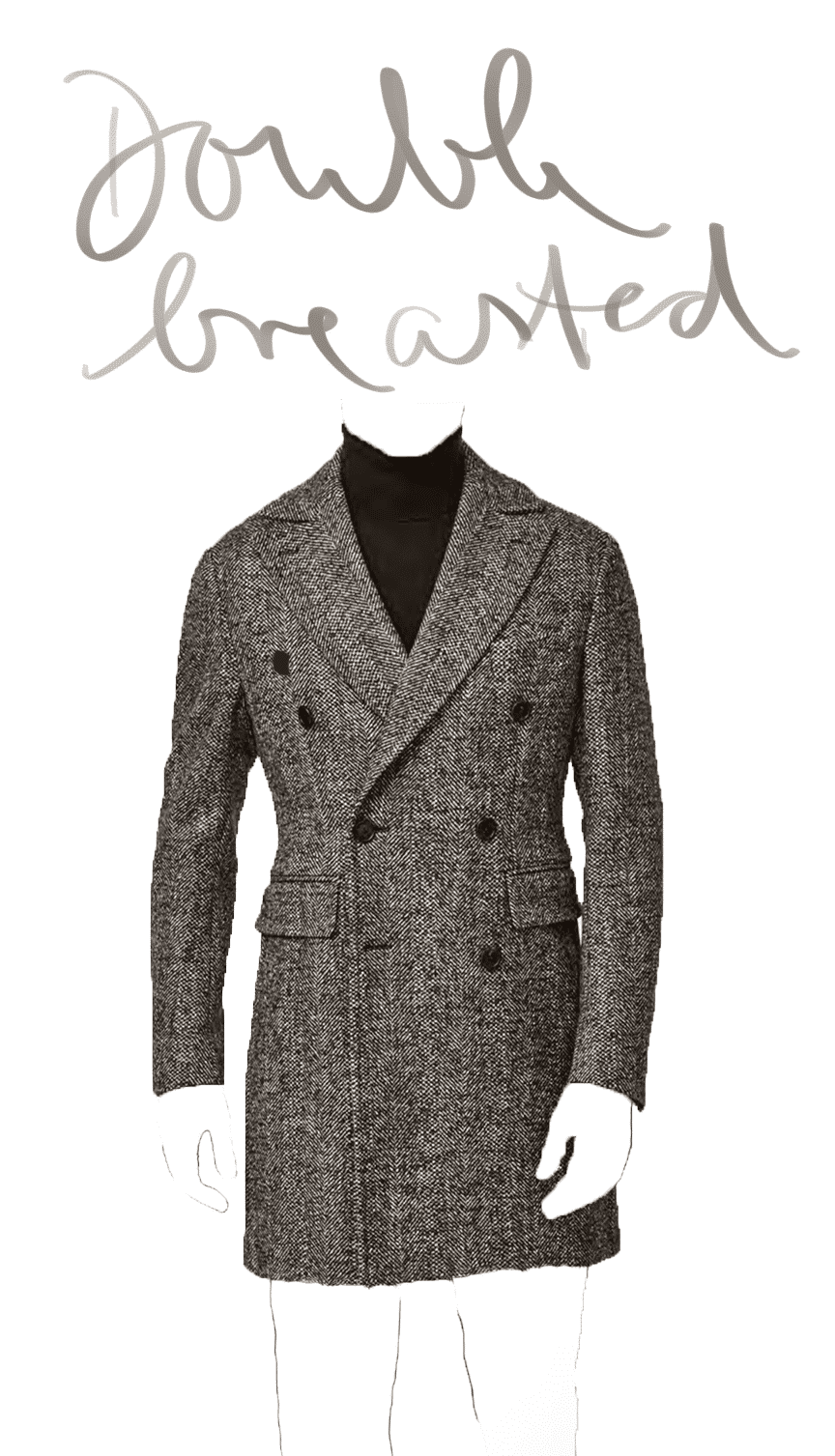 maßmantel zweireihig