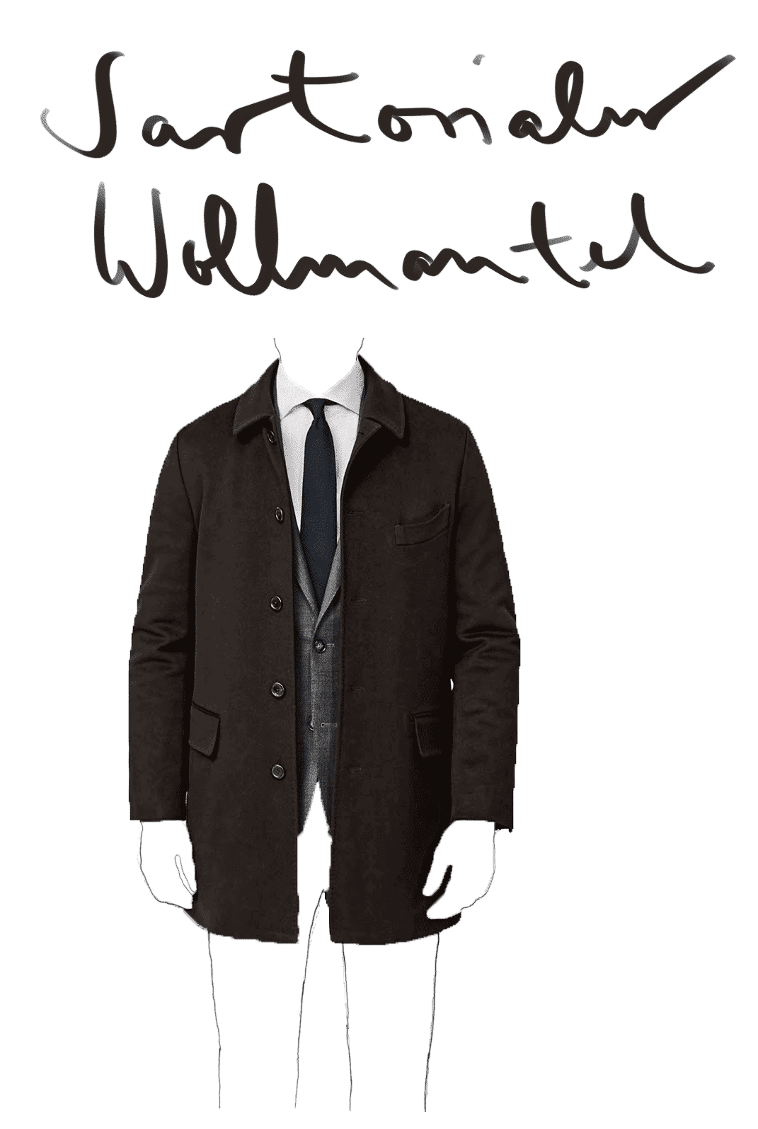 sartorialer maßmantel