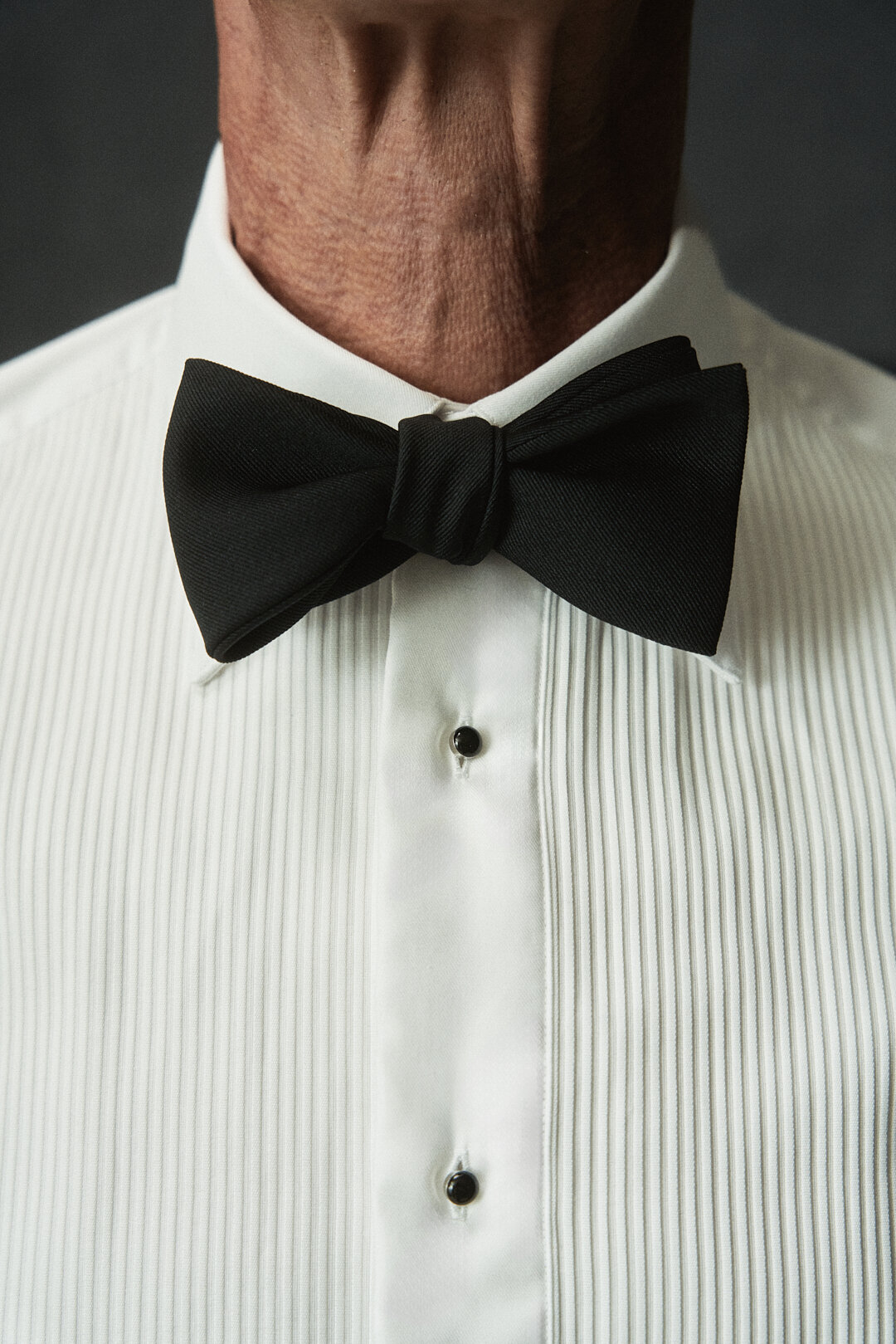 Barathea Black Smoking mit White Fine Twill Hemd, Ansicht 4