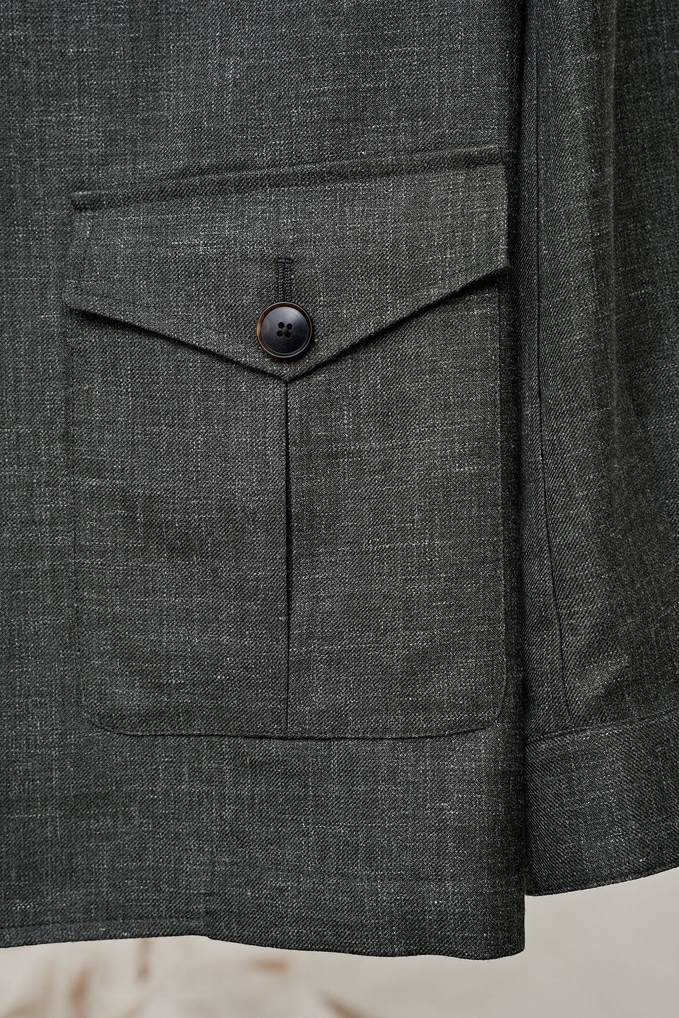 Casual Jacket Detail Ärmelabschluss und Stoff