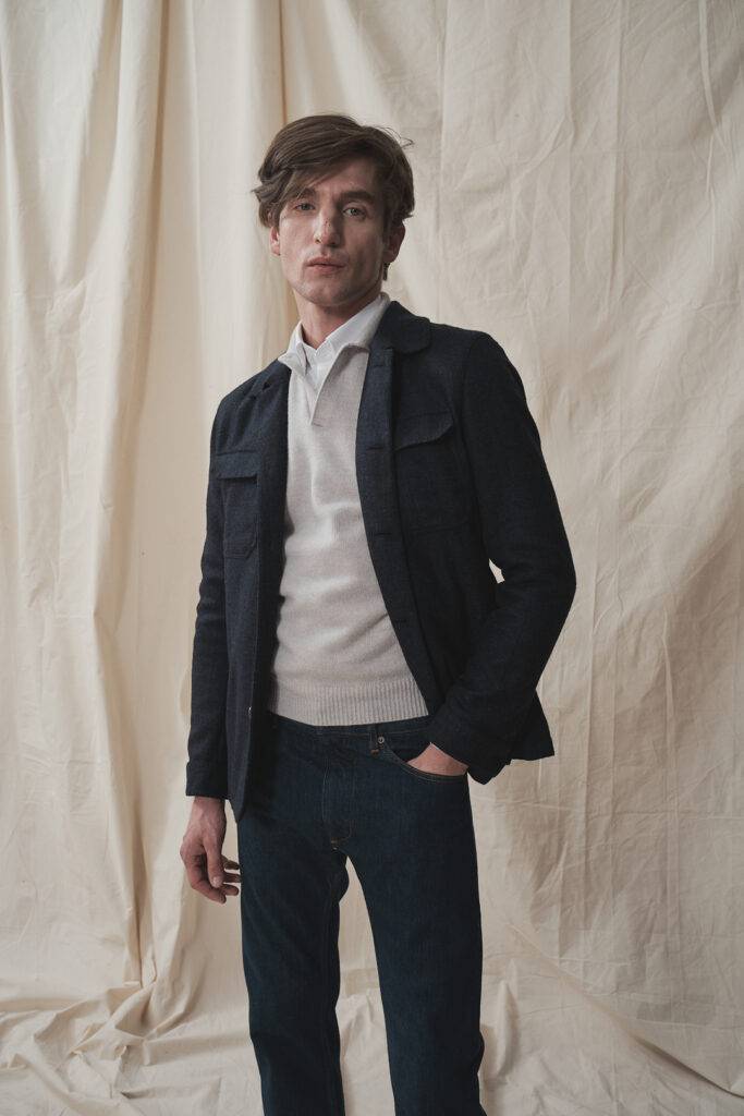 Detailaufnahme der Taschenverarbeitung am Utility Jacket