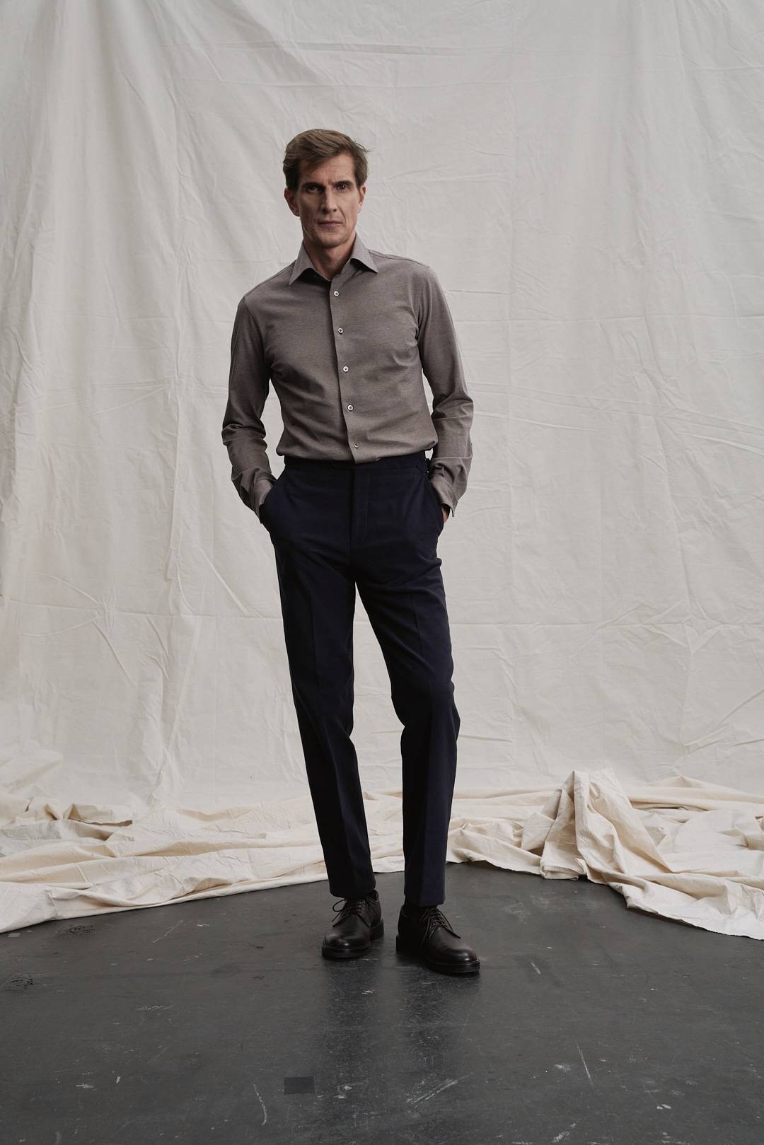 Walnut Knitted Hemd — Monokel Berlin